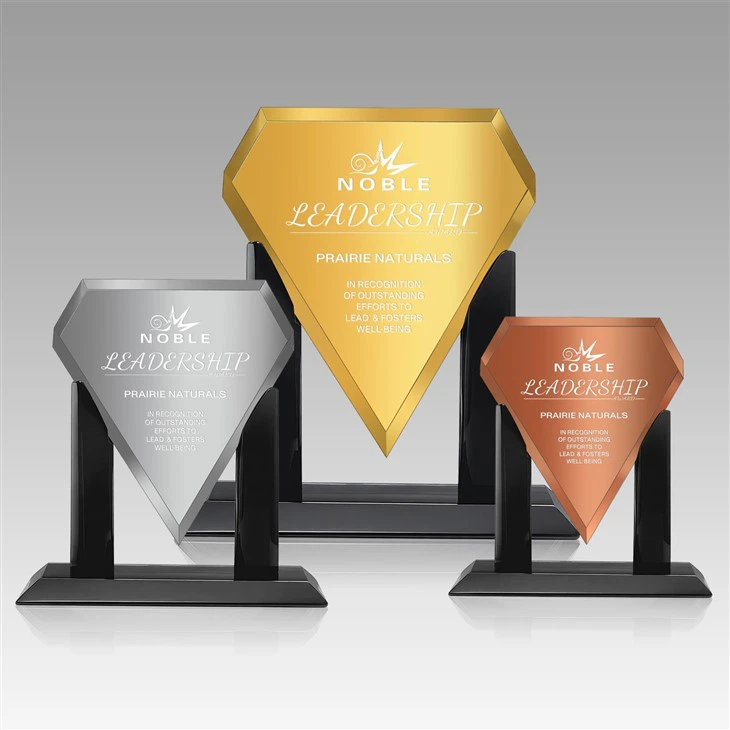 Diamond-Shaped Crystal Trophy price