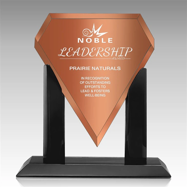 Diamond-Shaped Crystal Trophy best