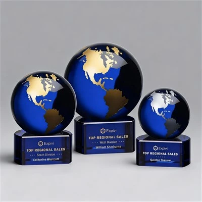 Xelatên Blue Crystal Globe