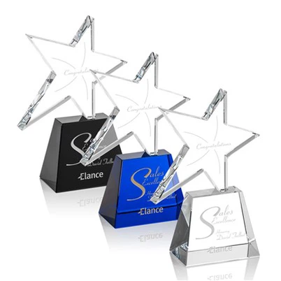 Xelata Star Crystal Trophies